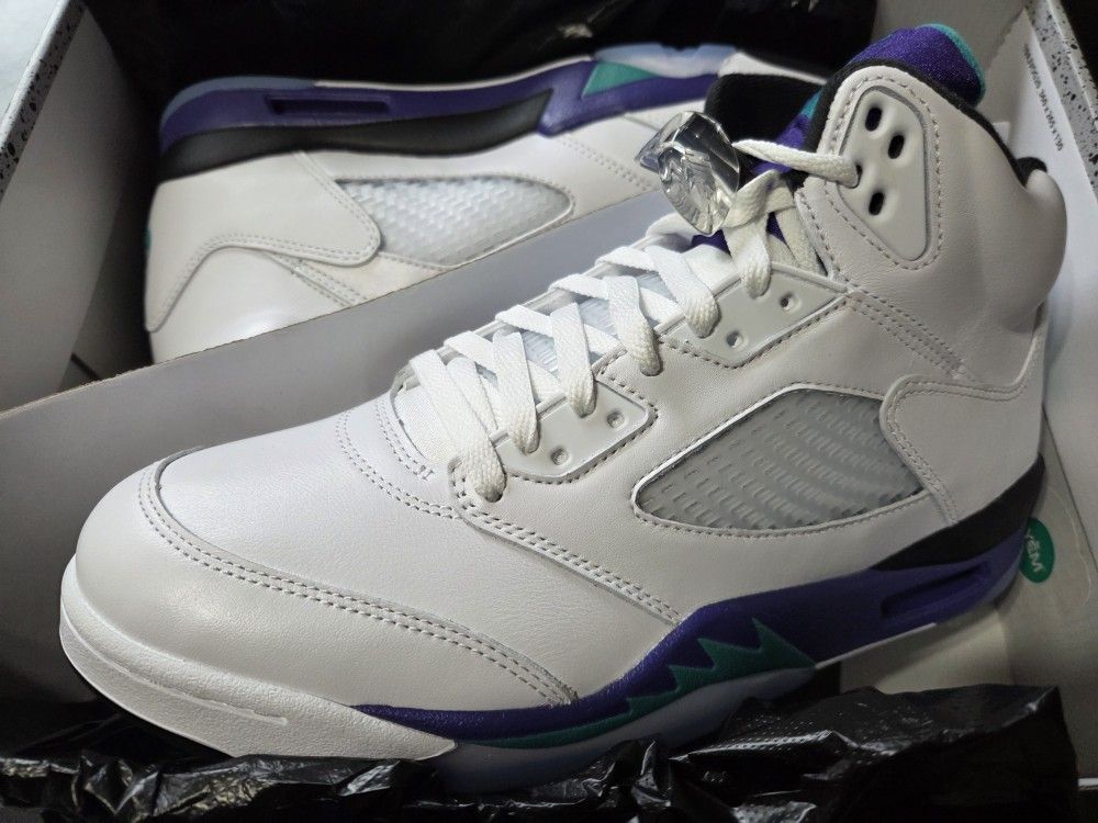 📈❗️EARLY RELEASE❗️📈
UP FOR SALE ARE SOME JORDAN RETRO 5'S 🍇"GRAPES"🍇 MEN'S SIZE 11.5 NEW W/BOX,💲280 TAKES THEM 🔥🔥🔥