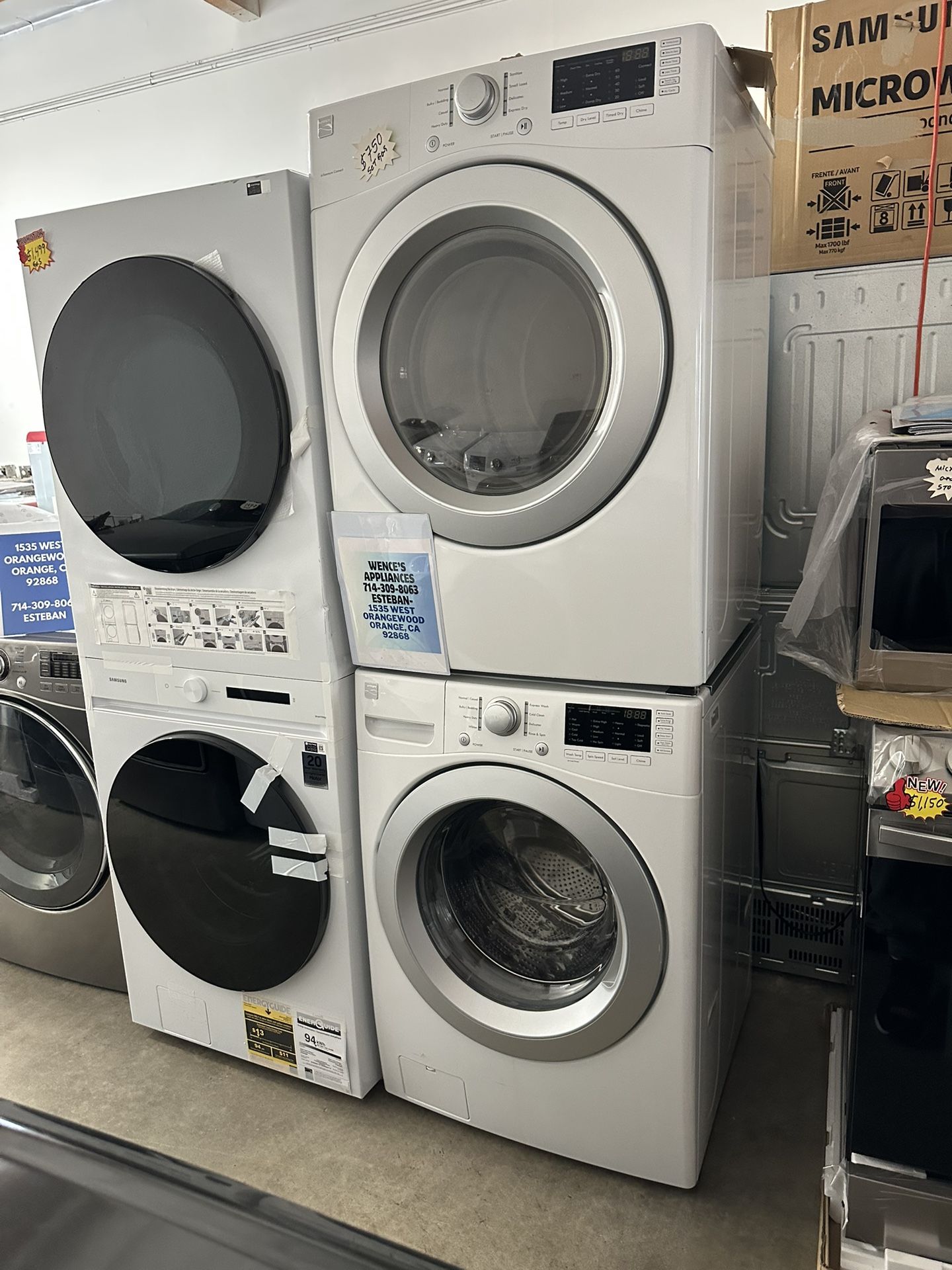 Kenmore Washer And Gas Dryer