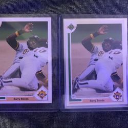 1991 Upper Deck Barry Bonds Baseball Card 