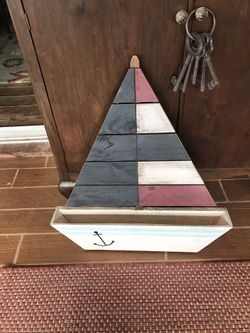 decorative sail boat by Lane