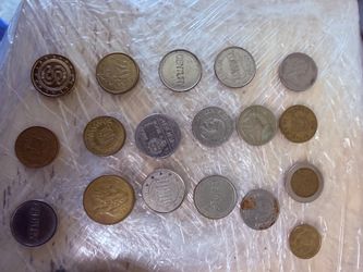 Assorted coins