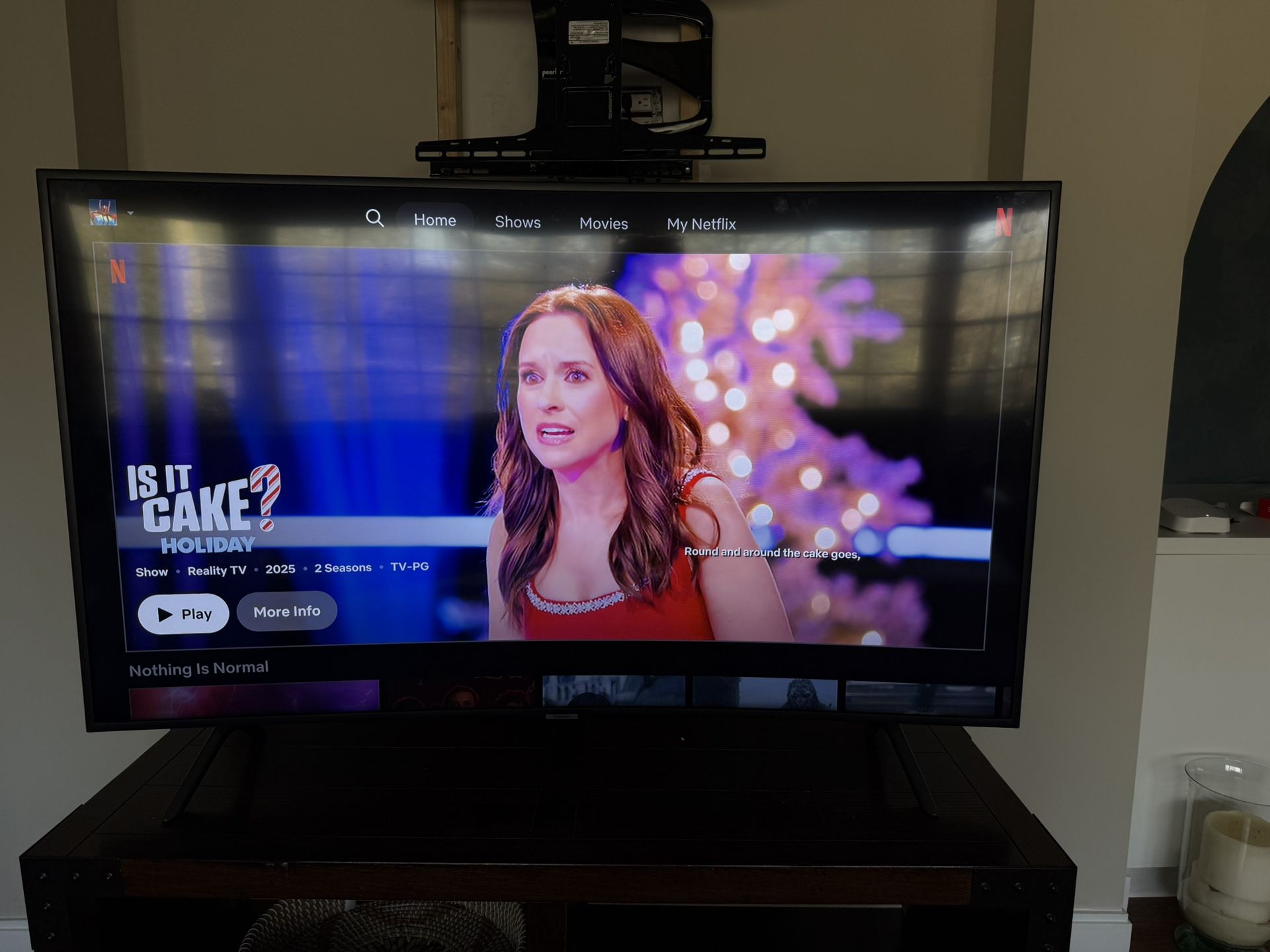 Samsung 55” Smart TV Curved