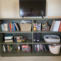Bookshelf- Green And Great Quality!