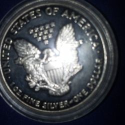 I Oz Silver Dollar Great Condition Give Me And Offer