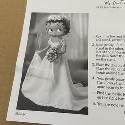 Betty Boop porcelain doll