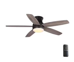 Home Decorations Collection Ashby Park 52 in White Color Changing Indoor Ceiling Fan