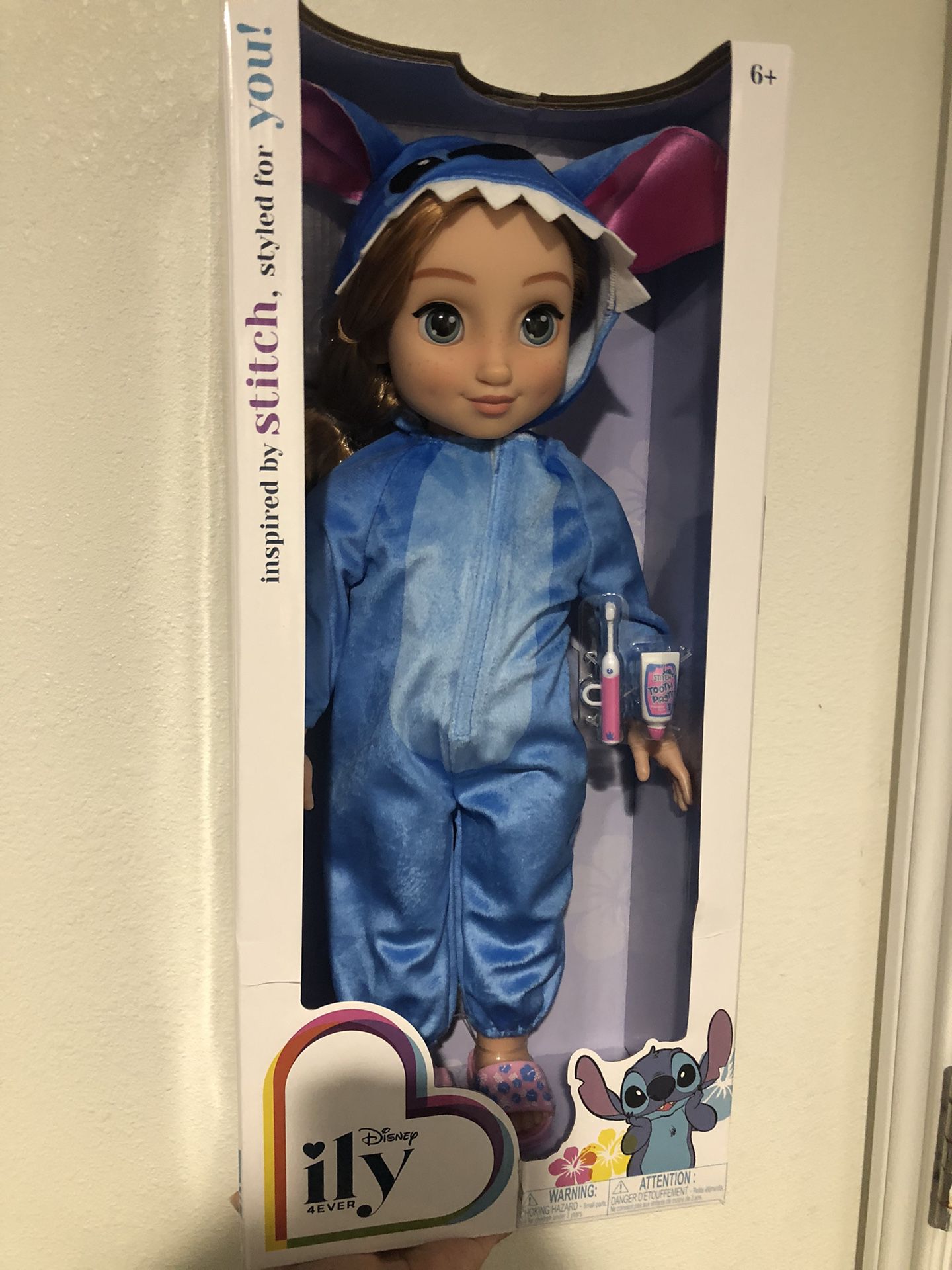 Disney ILY 4ever Stitch 18” Doll Strawberry Blonde Hair Target Exclusive