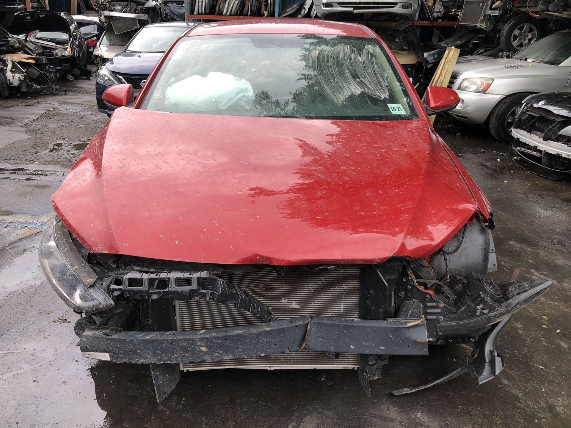 Hyundai Elantra 2017 selling parts only vehicle not for sale