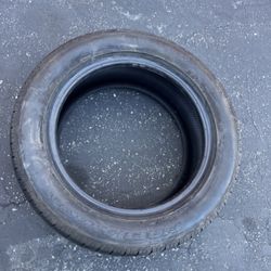 1 X 215/55r16 Firestone Firehawk Tire 80% Treads 