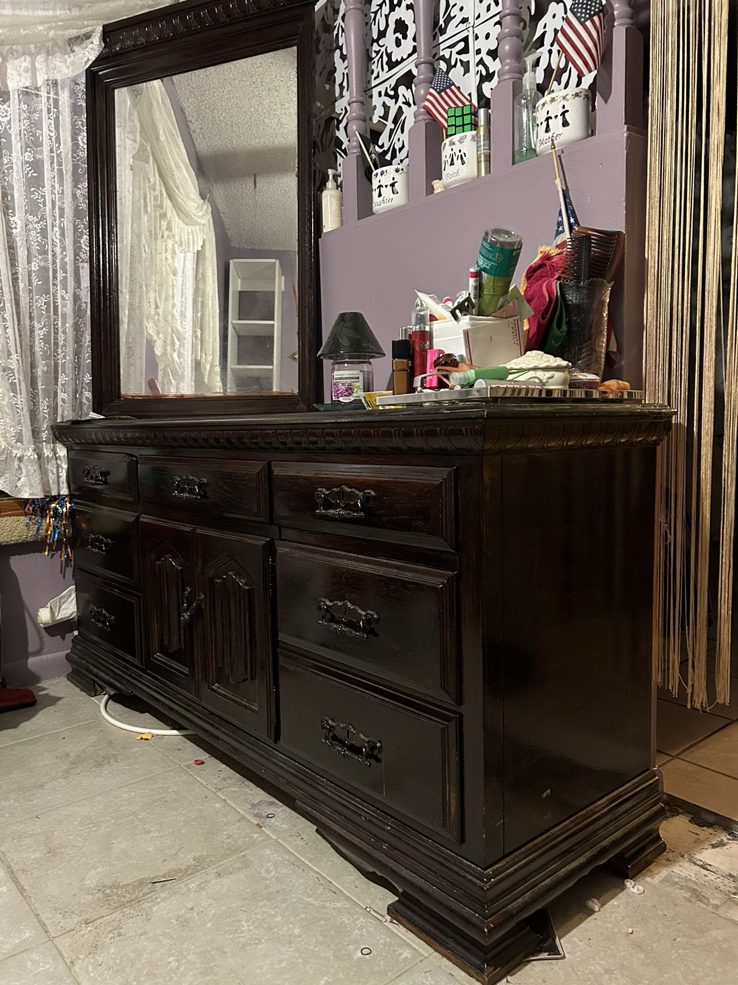 Dresser With Mirror For Sale