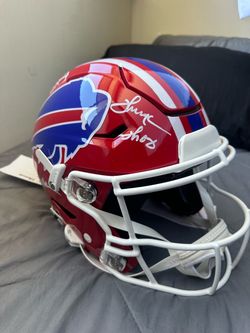 Signed Buffalo Bills Full-Size Football Helmet