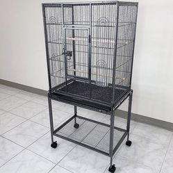 Brand New $90 Large 53-inch Parrot Bird Cage Rolling Stand for Parakeet, Cockatiel, Finch, Lovebird 