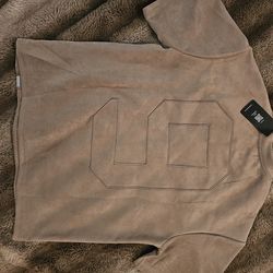 Men's SHEIN SuMwon suede shirt