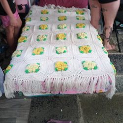 Crochet Flower Blanket