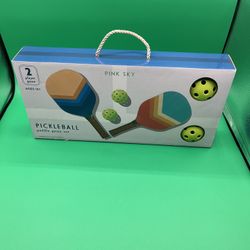 Pink Sky Pickleball Set