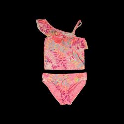 Girls Tropical 2-piece Bikini Swimsuit Set 