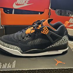 Jordan Spizike size 10 mens white/bla k