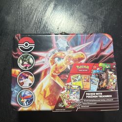 Pokemon TCG Charizard Collectors Chest Lunchbox Tin