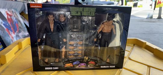 NECA Teenage Mutant Ninja Turtles Oroku Saki Hamato Yoshi 2 Pack Exclusive TMNT