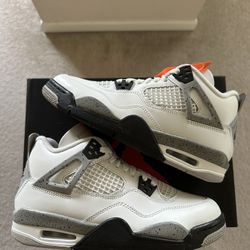 Jordan 4 White Cement Size 7Y