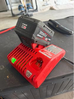 Milwaukee battery and charger
