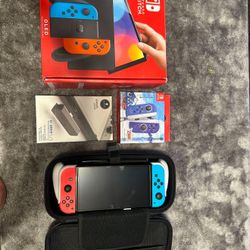 Nintendo Switch OLED With Accessories 