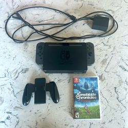 Nintendo Switch Bundle w/ Dock, Charger & Xenoblade