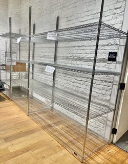 Chrome Metal Wire Shelving 72" Tall - Heavy Duty NSF Industrial Racks