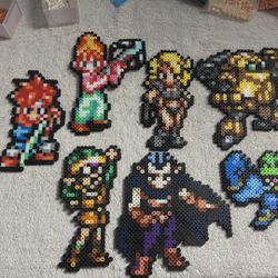 Chrono Trigger 16-bit Perler Art | Chrono, Magus, Marle, Lucca, And More!