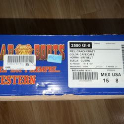 Jar Boots Kids Western Boots Brown Sunflower USA 8