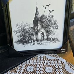 Halloween Haunted House Wall Decor Gothic 