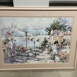Framed Landscape Painting 