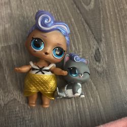 LOL Doll Mermaid Girl And Matching Kitty 