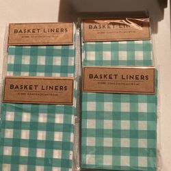 4 Packs Of Basket Wrappers Total Of 60