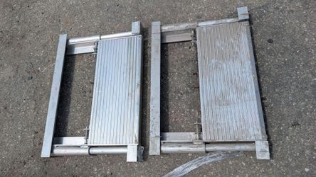To aluminum steps folding step hair RV trailer truck concealed stairs $45 each