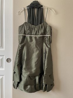 Fiesta olive green dress