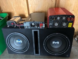 Magnum subwoofer with amp and more