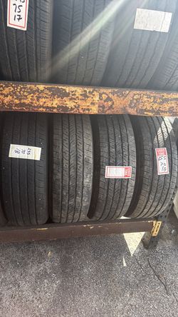 255/70/18 four tires used in good condition