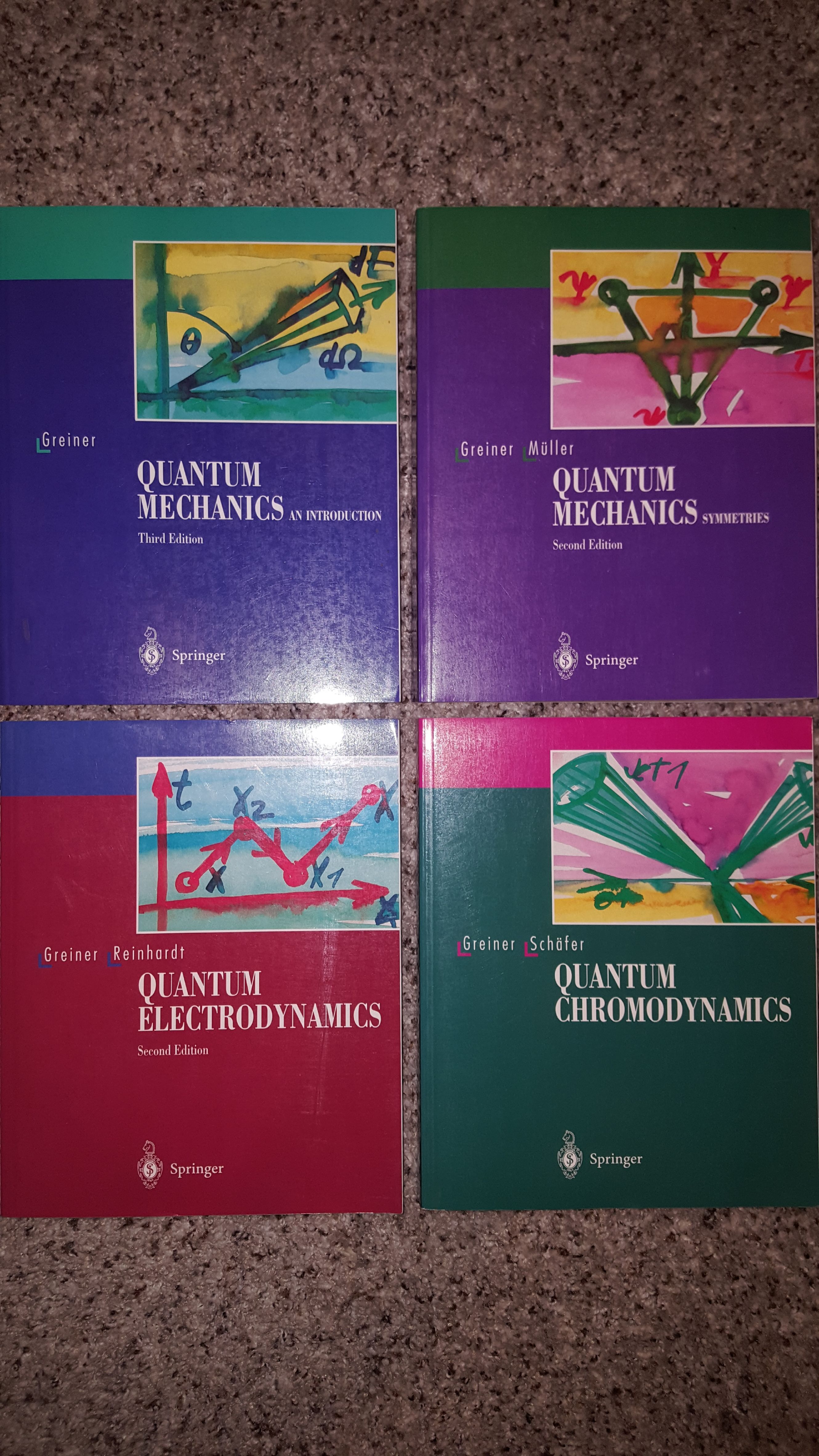 QUANTUM MECHANICS SET *NEW* 1 INTRODUCTION 2 SYMMETRIES 3 QED 4