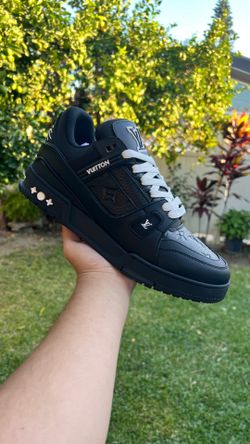 LV Trainer Black Shoes