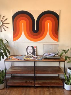 Modern Mango Wood Credenza/Modular Shelf