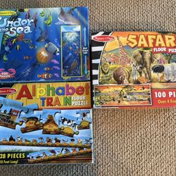Melissa & Doug Puzzles All In Great Condition