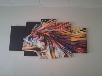 5 piece canvas art
