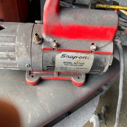 Snap on vacuum pump for car ac