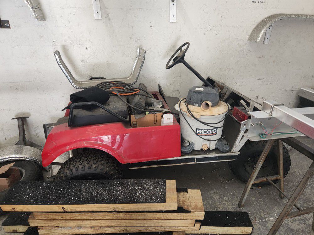 Golf Cart Works And All New Parts