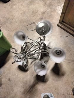 Hanging chandelier.