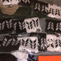Soccer Grip Socks Black And White Any size