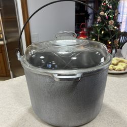 Antique Aluminum Soup Pot