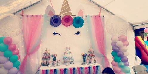 Balloon arch’s, backdrops, centerpieces and more
