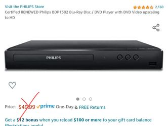 PHILLIPS Blue-ray/DVD Player